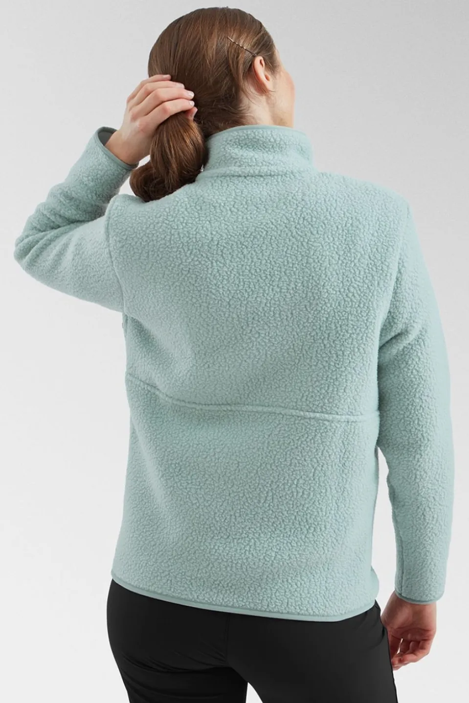 Womens Retro Pile Marsupial Fleece