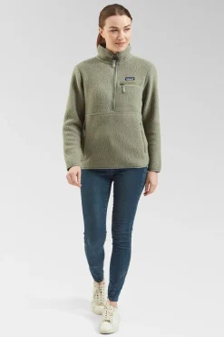 Womens Retro Pile Marsupial Fleece