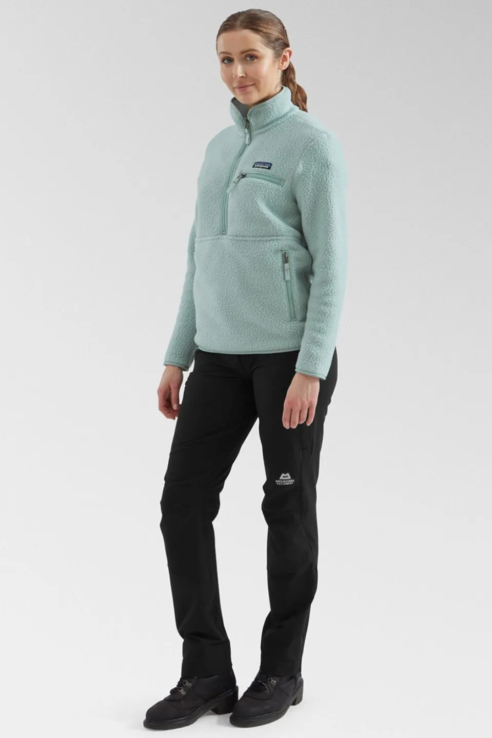 Womens Retro Pile Marsupial Fleece