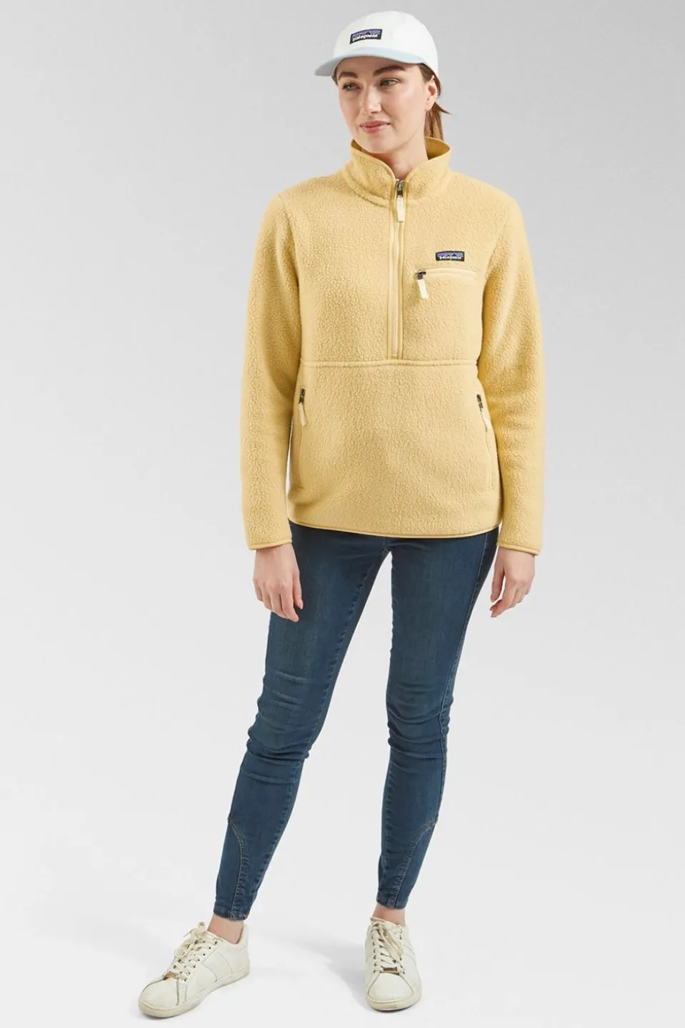 Womens Retro Pile Marsupial Fleece