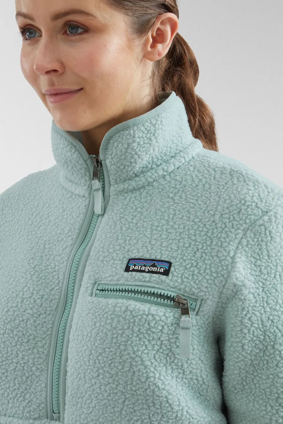 Womens Retro Pile Marsupial Fleece