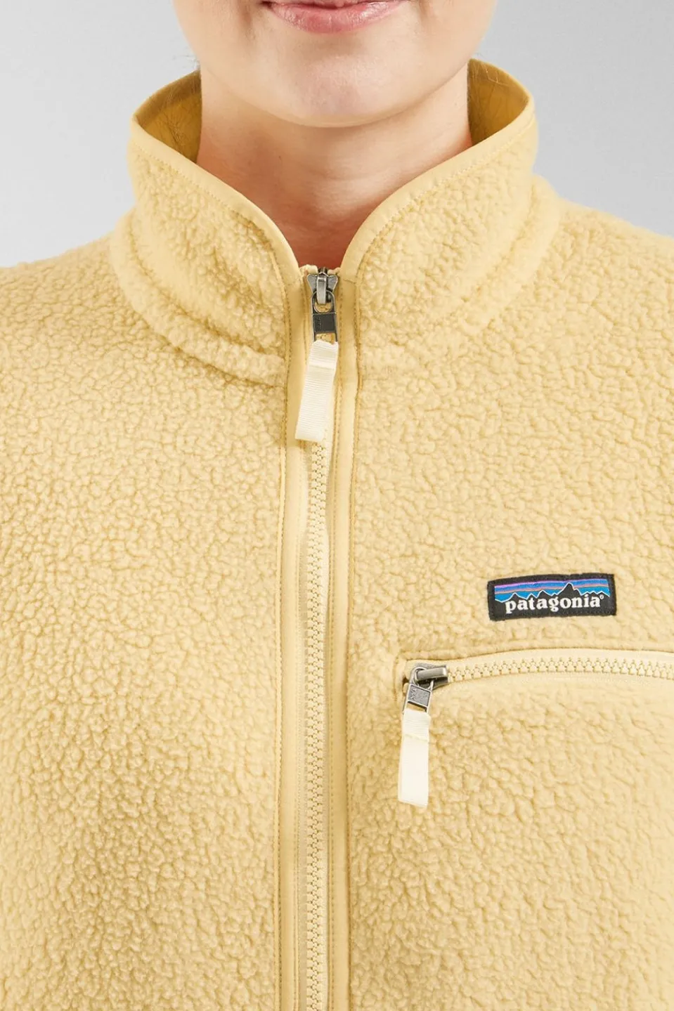 Womens Retro Pile Marsupial Fleece