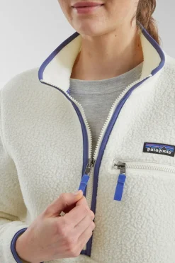 Womens Retro Pile Marsupial Fleece