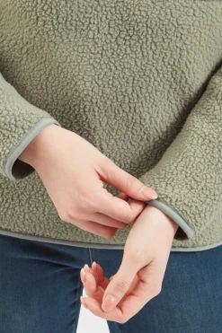 Womens Retro Pile Marsupial Fleece