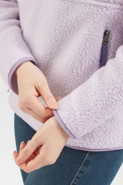 Womens Retro Pile Marsupial Fleece