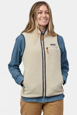 Womens Retro Pile Vest