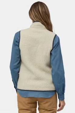 Womens Retro Pile Vest