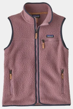 Womens Retro Pile Vest