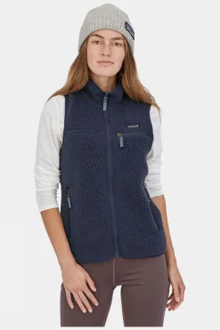 Womens Retro Pile Vest