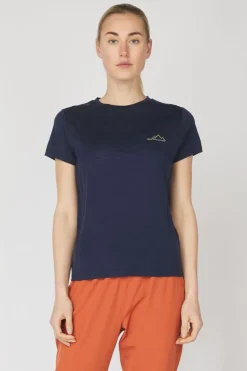 Womens Ridge Trail Merino Print T-Shirt