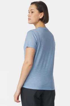 Womens Ridge Trail Merino Print T-Shirt