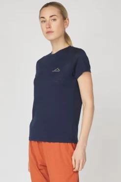 Womens Ridge Trail Merino Print T-Shirt