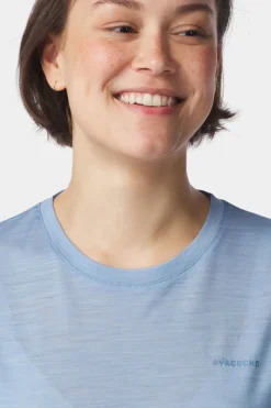 Womens Ridge Trail Merino Print T-Shirt