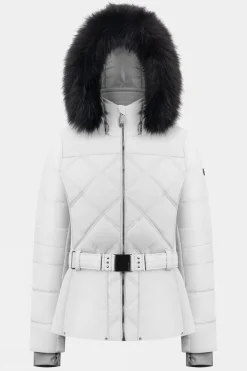 Womens Riva Faux Fur Ski Jacket