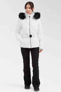 Womens Riva Faux Fur Ski Jacket