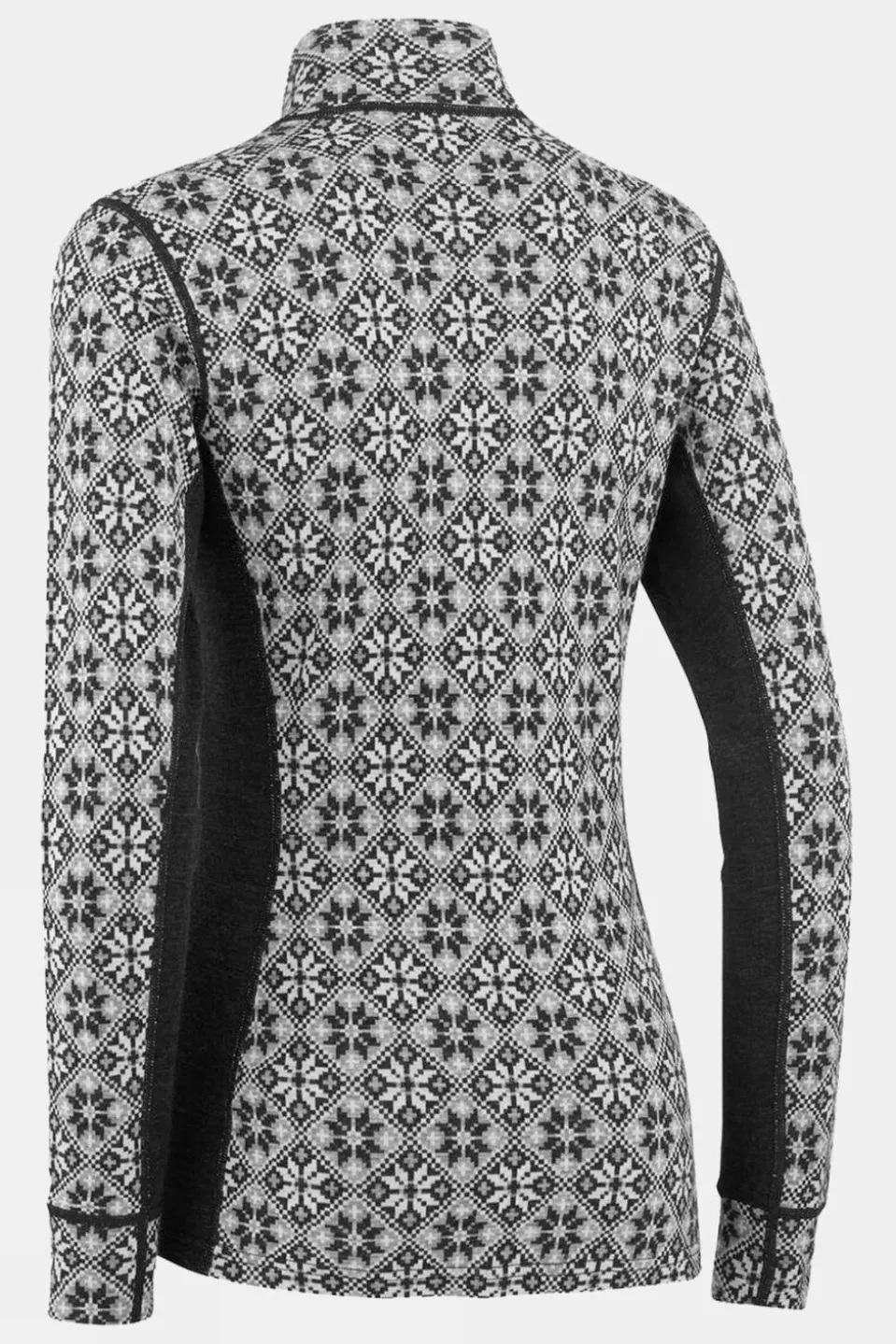 Womens Rose Half-Zip Base Layer Top