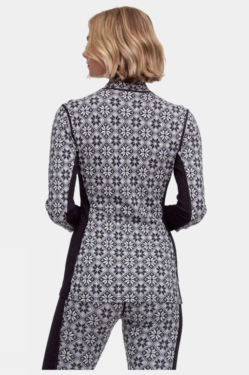 Womens Rose Half-Zip Base Layer Top