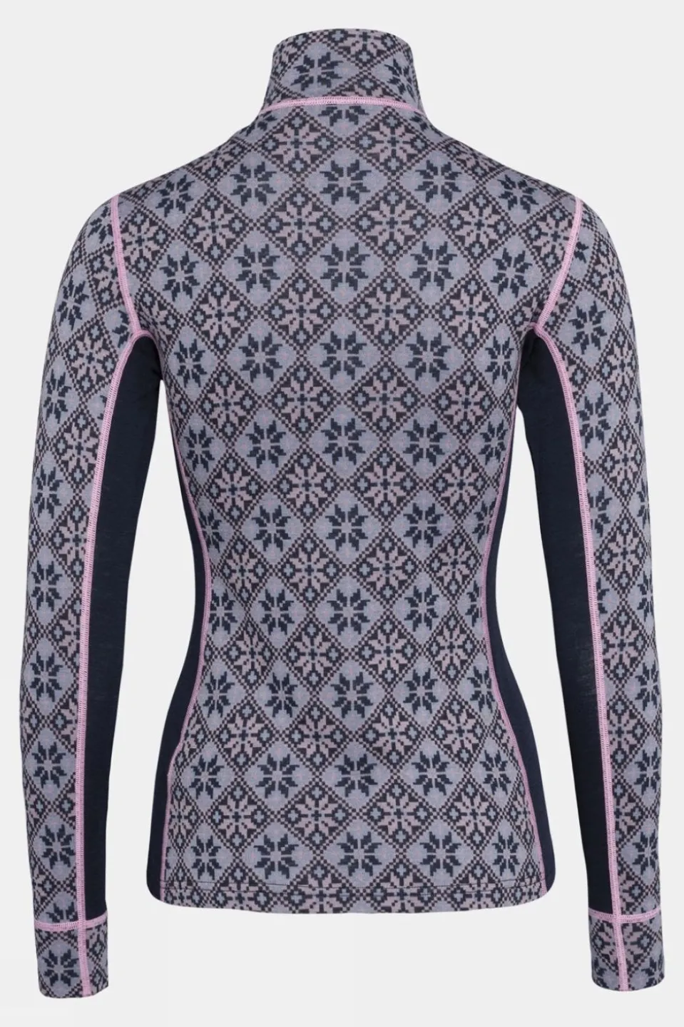 Womens Rose Half-Zip Base Layer Top