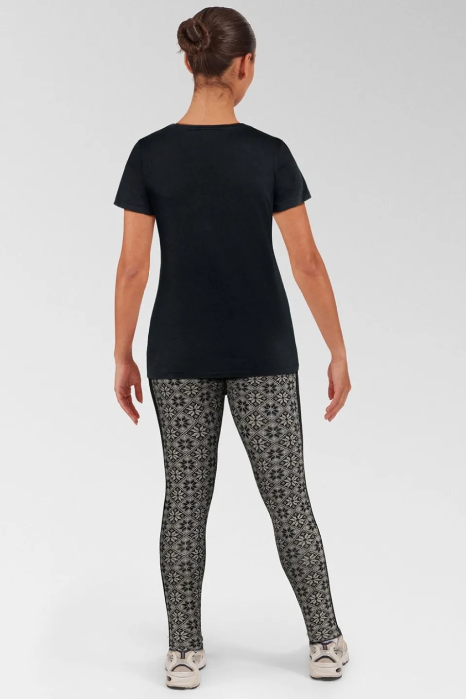 Womens Rose High Waist Plus Size Base Layer Bottoms