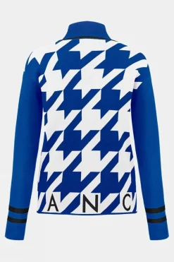 Womens Rose Roll Neck Knit Sweater