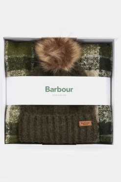 Womens Saltburn Beanie and Tartan Scarf Gift Set