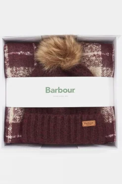 Womens Saltburn Beanie and Tartan Scarf Gift Set