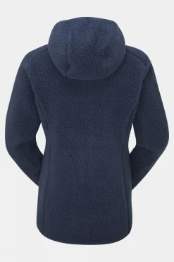 Womens Shearling Hoodie Fleece Jacket