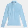 Womens Shimmer Bug Half Zip Fleece