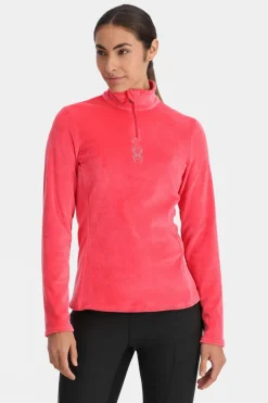 Womens Shimmer Bug Half Zip Fleece