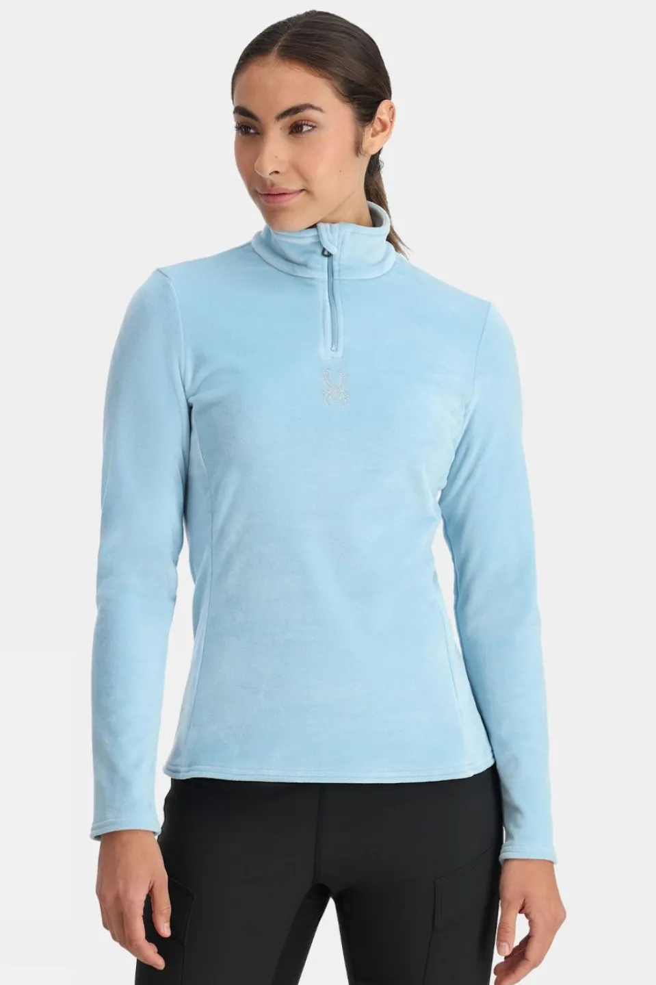 Womens Shimmer Bug Half Zip Fleece