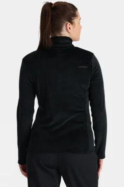 Womens Shimmer Bug Half Zip Fleece