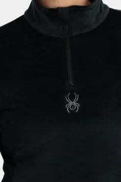 Womens Shimmer Bug Half Zip Fleece