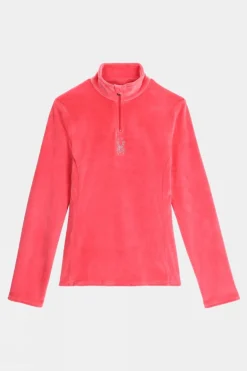 Womens Shimmer Bug Half Zip Fleece