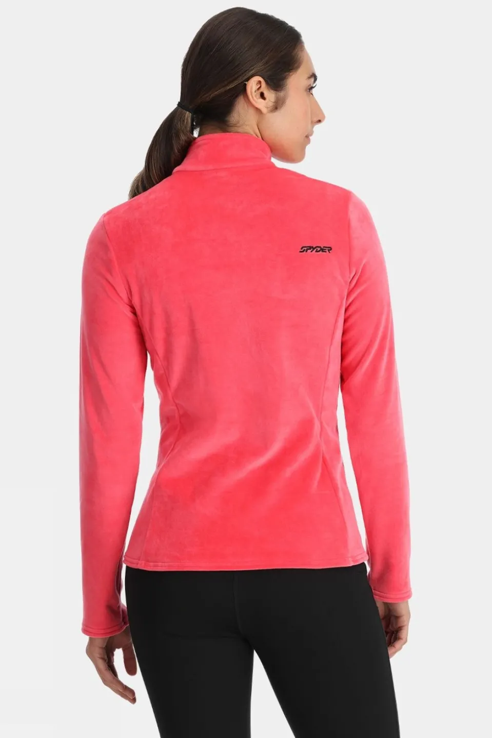 Womens Shimmer Bug Half Zip Fleece