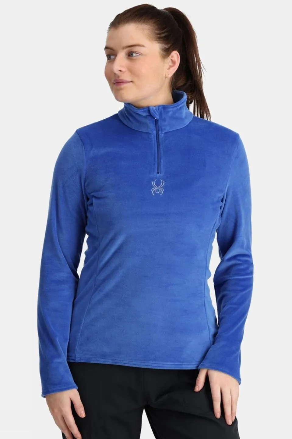 Womens Shimmer Bug Half Zip Fleece