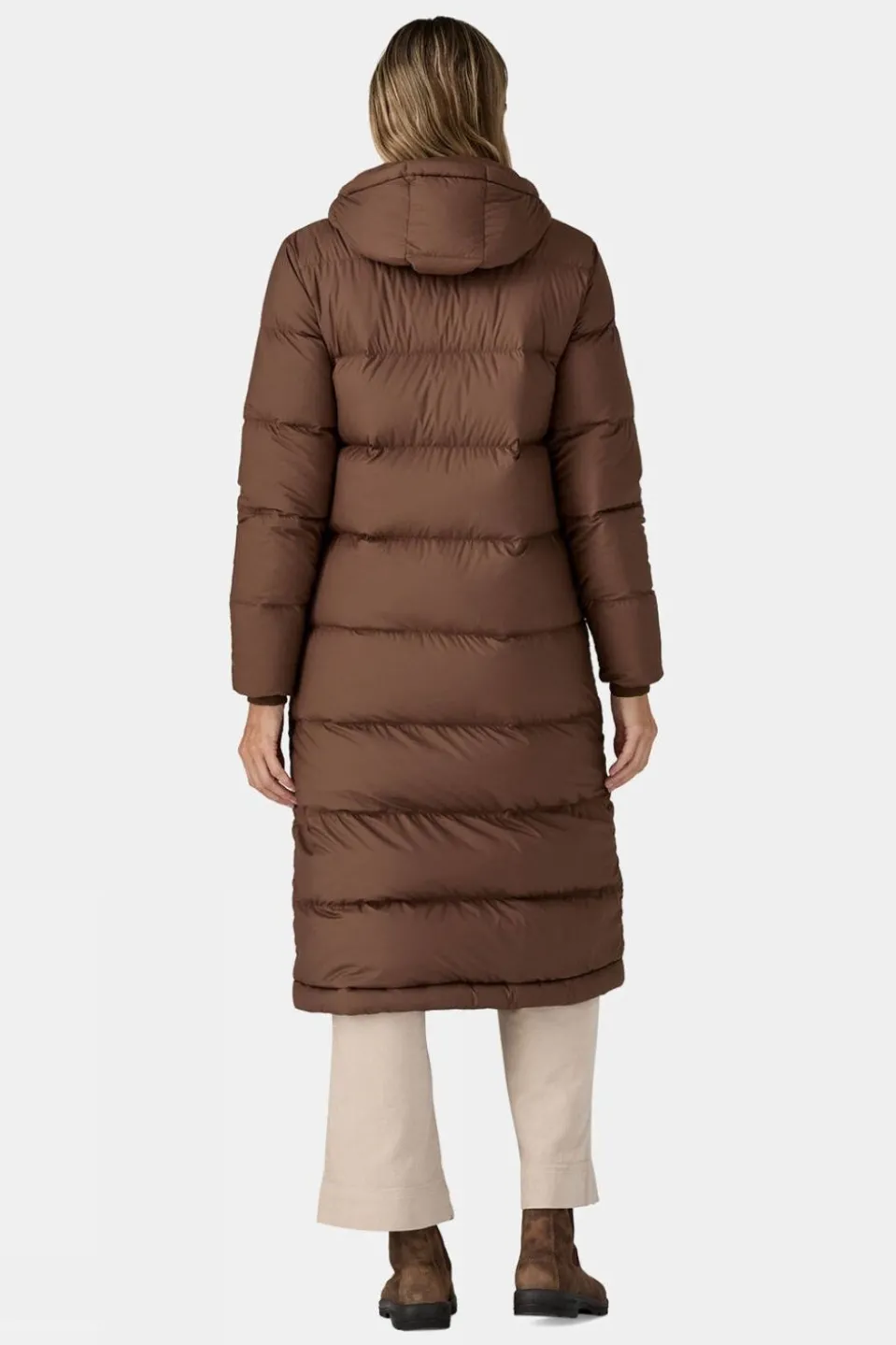 Womens Silent Down Long Parka