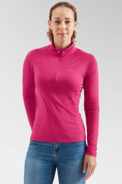 Womens Sonic Long Sleeve Zip Top