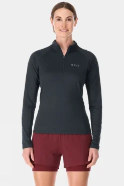Womens Sonic Long Sleeve Zip Top