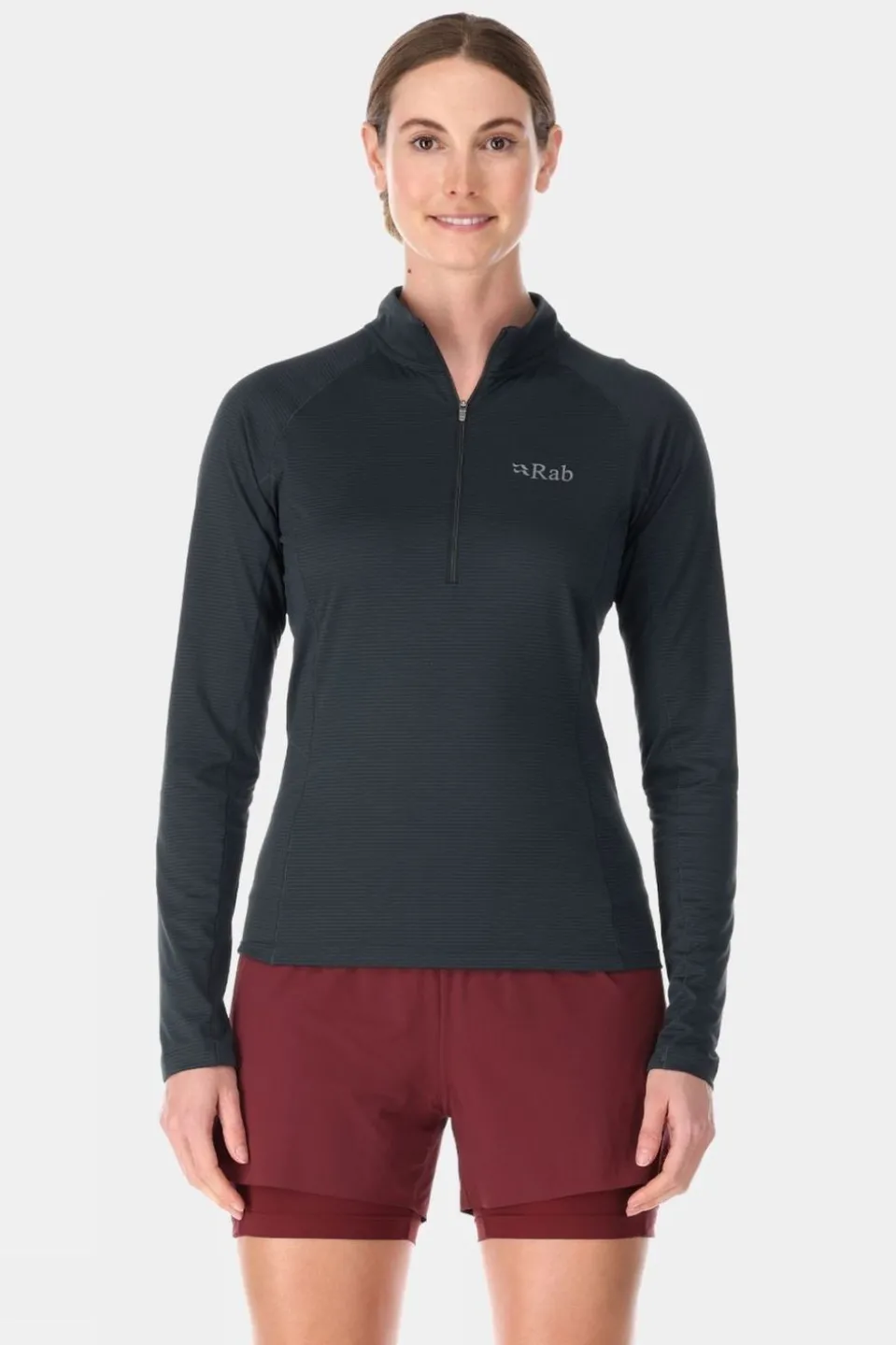 Womens Sonic Long Sleeve Zip Top