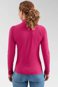 Womens Sonic Long Sleeve Zip Top
