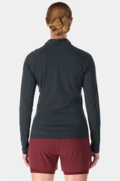 Womens Sonic Long Sleeve Zip Top