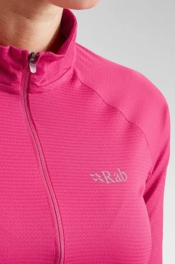 Womens Sonic Long Sleeve Zip Top