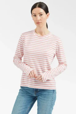 Womens Striped Long Sleeve T-Shirt