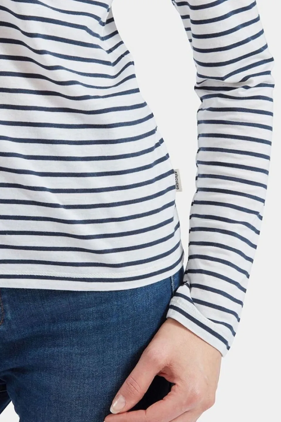 Womens Striped Long Sleeve T-Shirt