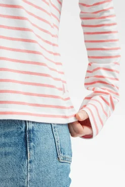 Womens Striped Long Sleeve T-Shirt