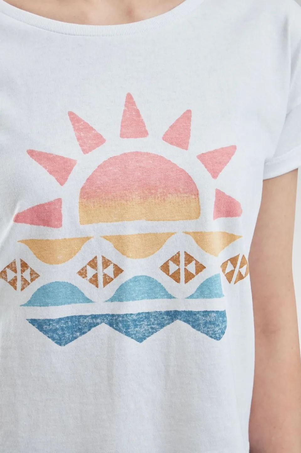 Womens Sunray Recycled Cotton T-Shirt