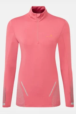 Womens Tech Reflect Half Zip Top
