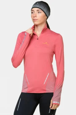 Womens Tech Reflect Half Zip Top