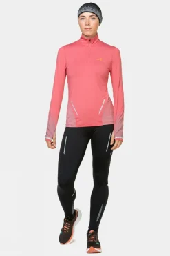 Womens Tech Reflect Half Zip Top