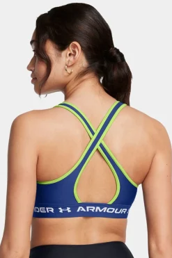 Womens Ua Crossback Mid Bra Baselayer Bra